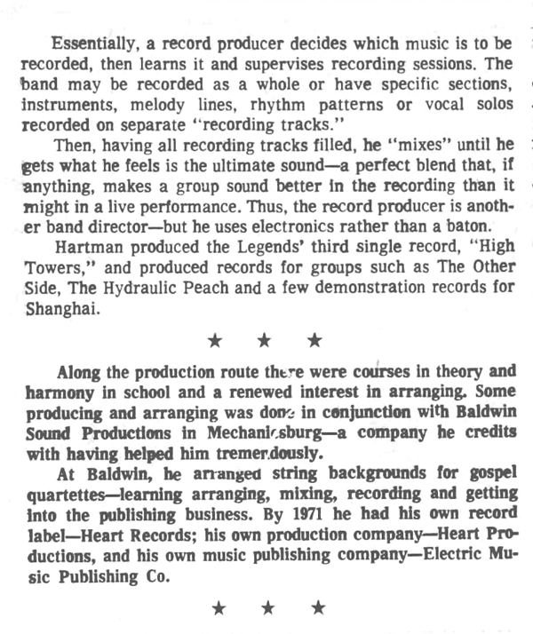 Dan Hartman Harrisburg Evening News